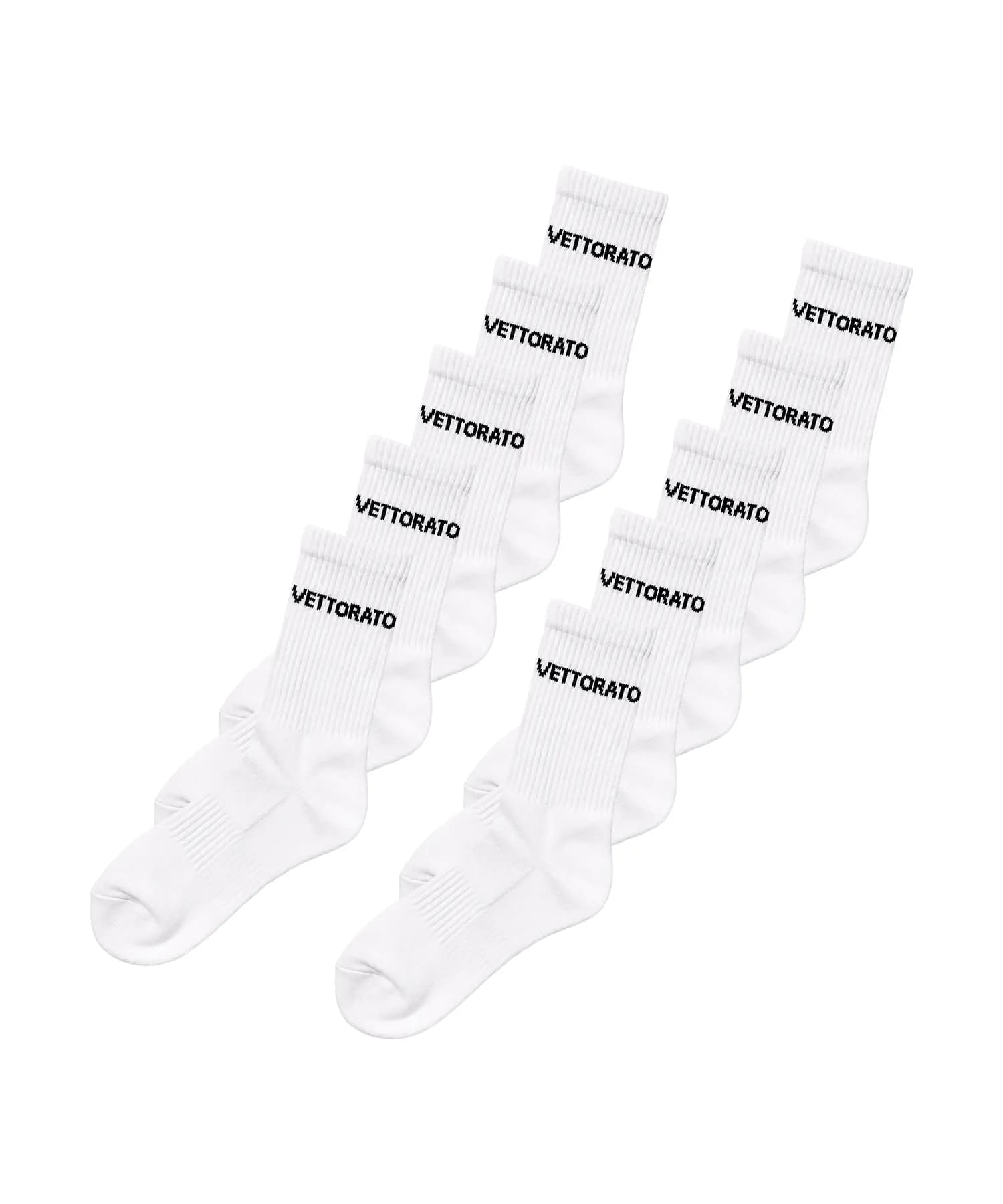 Vettorato-tennisstrumpor 10-pack, vita